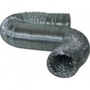 Tubo aluminio flexible 102 - 5 m - con abrazaderas Fresh  
